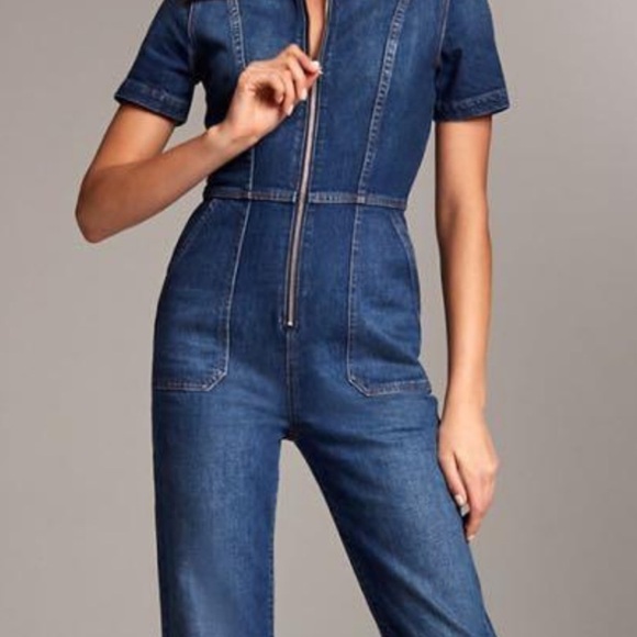 Aritzia Denim Forum The Francoise Jumpsuit, Size XSmall. - Picture 11 of 11